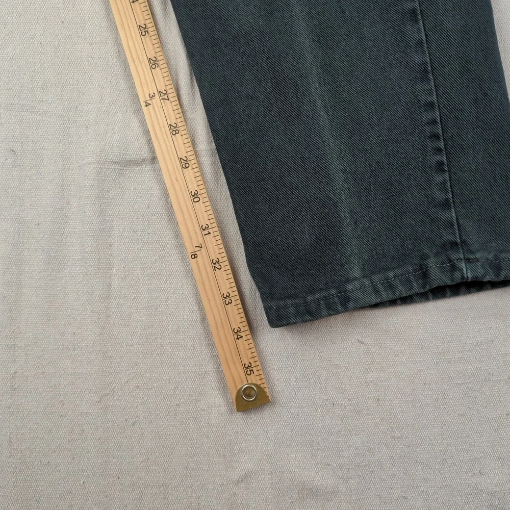 Vintage Levis Jeans Mens 32x34 Black Silvertab Baggy Faded Skater Made in USA